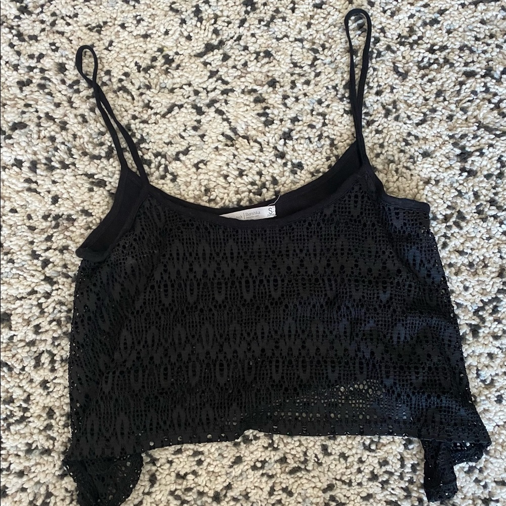 Bershka cropped top, lose fitting, size S, very good condition